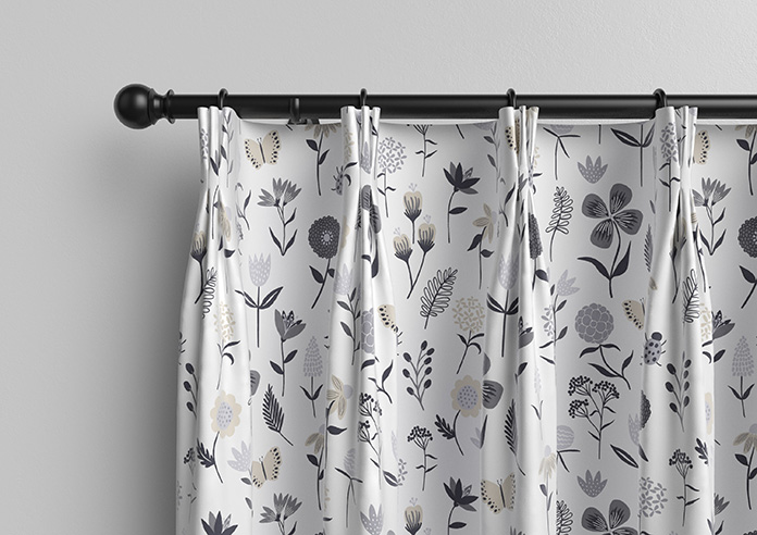 Floral Whimsy, Night Time - Made to Measure Curtains - Image 11